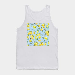 watercolor lemons 10 Tank Top